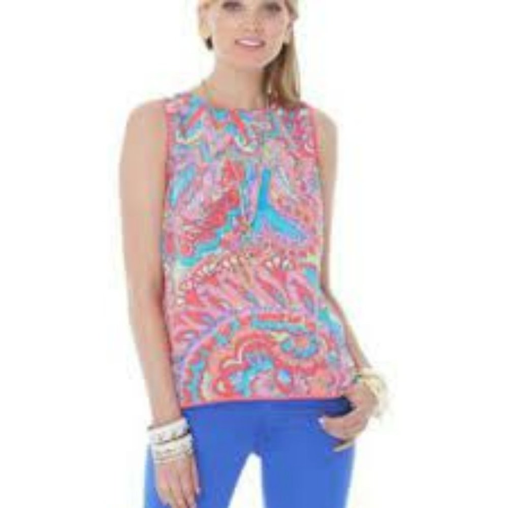 Lilly Pulitzer Iona Shell - Feelin Groovy - NWT - S